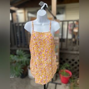 Old Navy Floral Print Tank Top